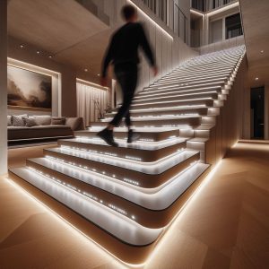 smart staircase lighting1 پادکست آلفا